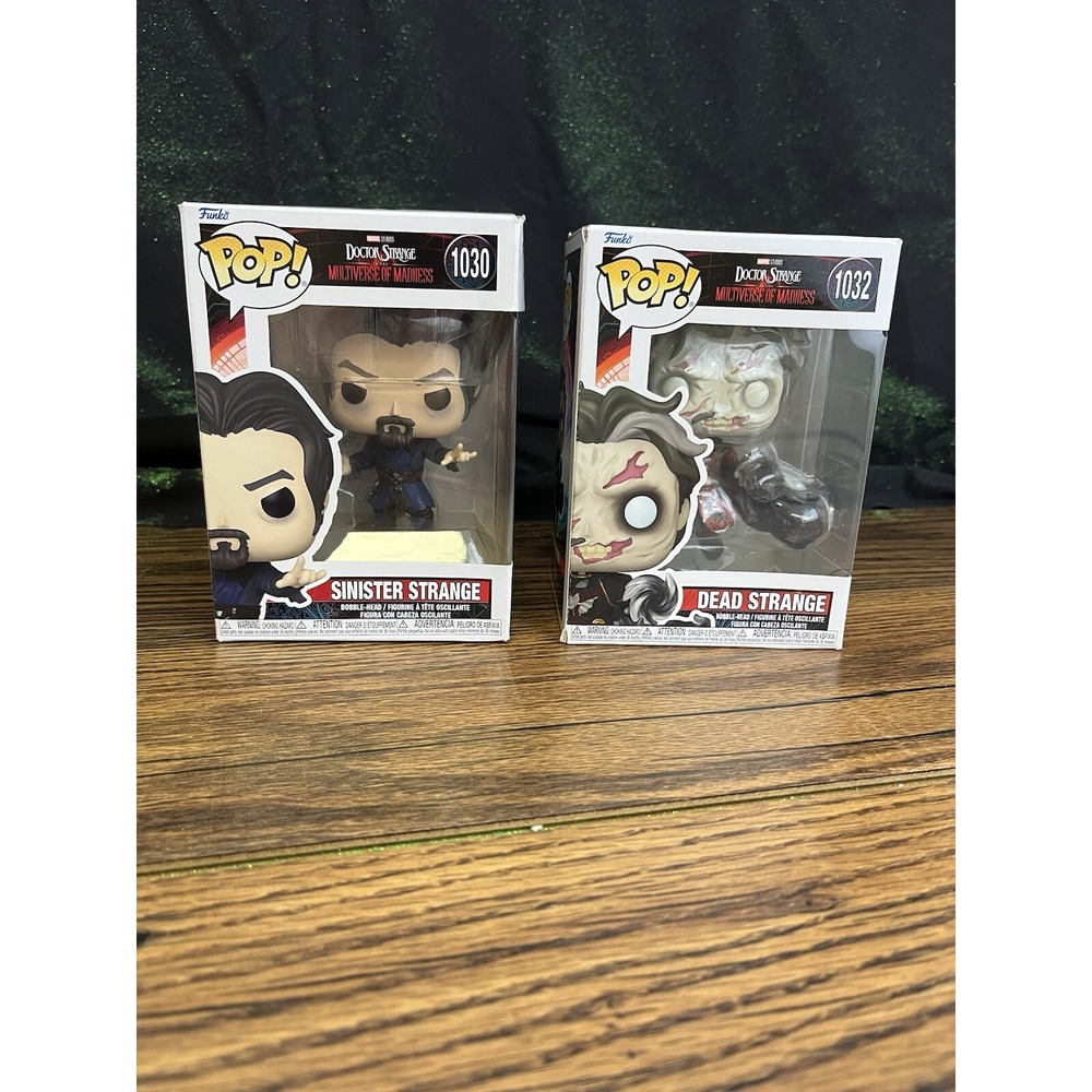 FUNKO POP DR STRANGE "Sinister Strange" and "Dead Strange"